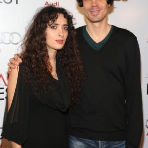 Nana Ekvtimishvili and Simon Gross at the AFI FEST in Los Angeles