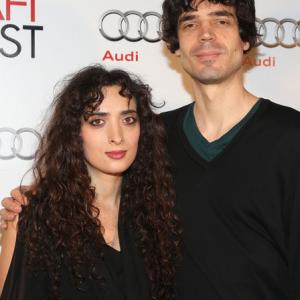 Nana Ekvtimishvili and Simon Gross at the AFI FEST in Los Angeles 2013