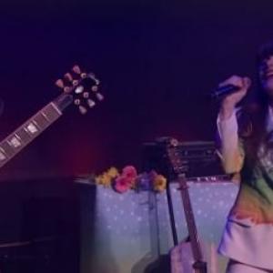 Jenny Lewis and her band rocking out on Artbound Presents: Studio A