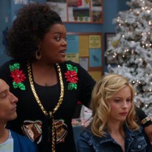 Still of Yvette Nicole Brown, Gillian Jacobs and Danny Pudi in Community (2009)
