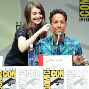 Alison Brie and Danny Pudi at event of Community 2009
