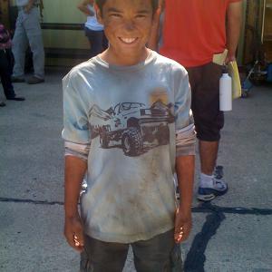 Bryce Cass - HECTOR - on set of Battle: Los Angeles