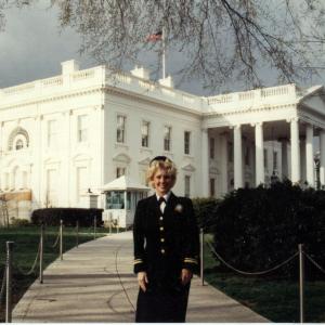 Lieutenant, United States Navy, on an official White House Tour