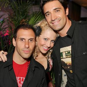 Jamie Gilles Marini  his cousin at a fashion charity event Hollywood
