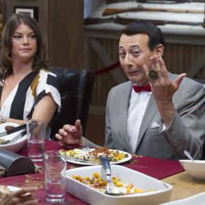 Paul Reubens and Gail Simmons at event of Top Chef 2006