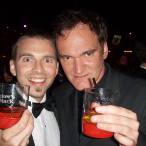 With Quentin Tarantino at the AFI Life Achievement to Warren Beatty show