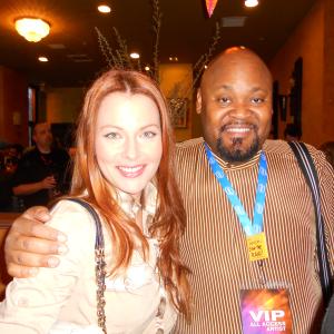 Dwayne Conyers with actress Anna Easteden