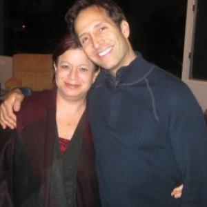 Lisa & Cousin/Client Writer & Producer Roger Wolfson