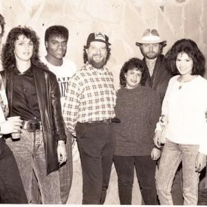 Lisa  Ian Anderson of Jethro Tull  CBSSony Records Colleagues Backstage  Jethro Tull Concert In NYC 1986