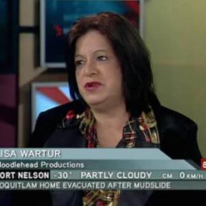 Lisa on Global Television Morning News