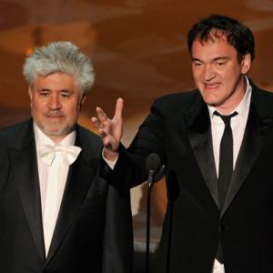 Quentin Tarantino and Pedro Almodóvar at event of The 82nd Annual Academy Awards (2010)