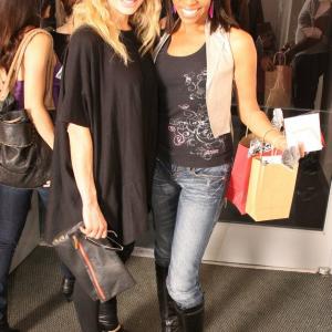 Jennifer Bailey and Taylor Armstrong at the Alive Green Expo Oscar Gifting Suite