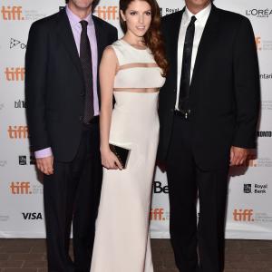 Anna Kendrick Richard LaGravenese and Jason Robert Brown at event of The Last Five Years 2014