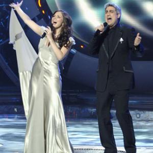Katharine McPhee and Taylor Hicks at event of American Idol: The Search for a Superstar (2002)