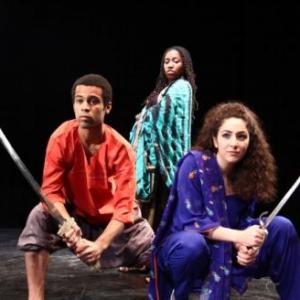 Mildred Marie Langford, Edgar Sanchez and Danai Dajani in photo shoot for SINBAD:THE UNTOLD TALE (Adventure Stage Chicago)