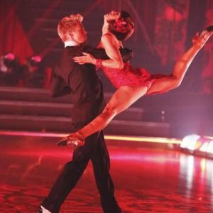 Still of Kellie Pickler and Derek Hough in Dancing with the Stars 2005