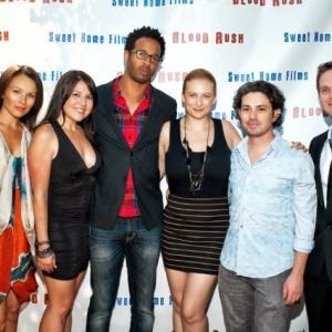 Blood Rush Premiere 2012 With the Director Evan Marlowe and the Cast