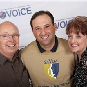 Rob Sciglimpaglia with James Alburger and Penny Abshire at VOICE 2010