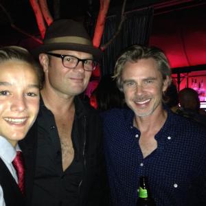 Alec Gray, Sam Trammell, and Chris Bauer at the True Blood Series Wrap party