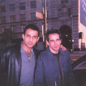 Roman Mitichyan with actor Ben Stiller.