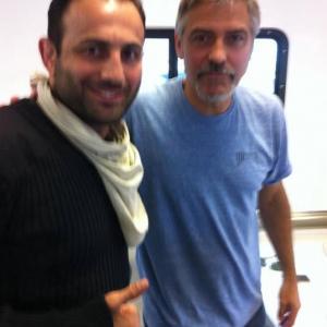 Roman Mitichyan with actor George Clooney in Argo