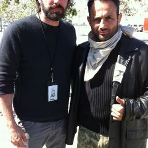 Roman Mitichyan with director Ben Affleck in Argo.