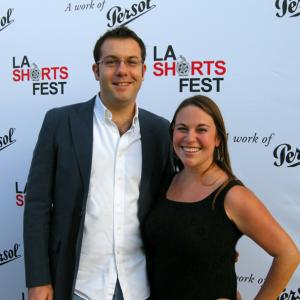 Kelly S King and Andrs Moret Urdampilleta at event of 2011 LA Shorts Fest