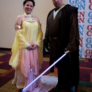 GenCon 2014 - Padme Amidala (Nicole Daginella) and Anakin Skywalker (Matthew Allen)