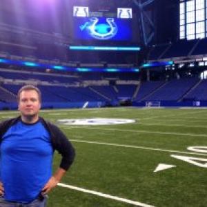 Matthew Allen at Lucas Oil Stadium Indianapolis Colts