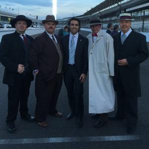 Founding Four of Indianapolis Motor Speedway with Dario Franchitti at IMS
