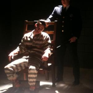 Michael Adam Hamilton goes to the chair on CSI: Las Vegas