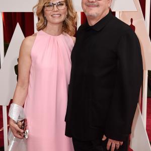 Mark Mothersbaugh and Anita Greenspan at event of The Oscars (2015)