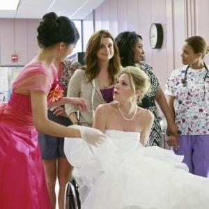 Jaqueline Fleming and Raven Simon in a photo still for revenge of the bridesmaids