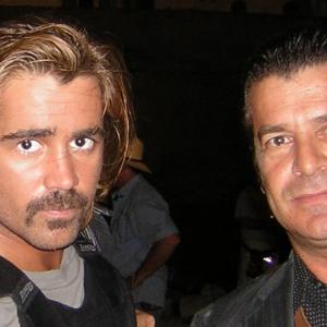 Colin Farrell and I in Miami Vice