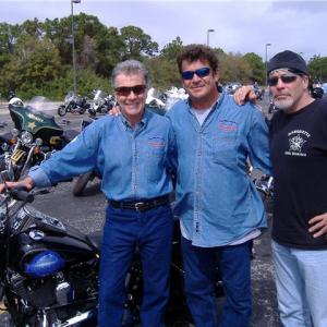 John Walsh, Me, Robbie Knievel Filming Americas Most Wanted
