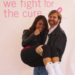 Seth literally supports Cara at Fight for the Cure for Breast Cancer, an event for Everlast.
