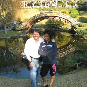 Seth Greenky and Tiara Parker, February 16, 2008 at Huntington Gardens in Pasadena, CA