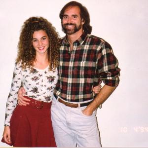 Seth Greenky with Alicia Minshew October 4 1994 at the very start of her career more than 7 years before she became a star as Kendall Hart on ABCTVs All My Children