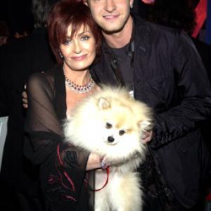 Justin Timberlake and Sharon Osbourne