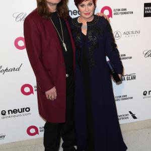 Ozzy Osbourne and Sharon Osbourne at event of The Oscars 2015