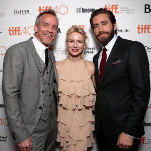 Jake Gyllenhaal, Jean-Marc Vallée and Naomi Watts at event of Demolition (2015)