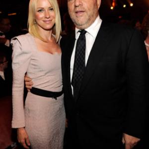 Harvey Weinstein and Naomi Watts