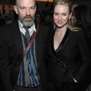 Michael Stipe and Naomi Watts at event of The International 2009