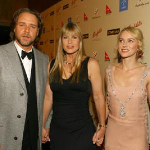 Russell Crowe, Terri Irwin and Naomi Watts