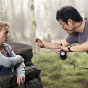 Director HIDEO NAKATA gives some direction to star NAOMI WATTS on the location set of DreamWorks Pictures horror thriller THE RING TWO