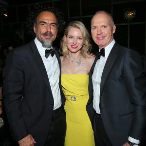 Michael Keaton, Alejandro González Iñárritu and Naomi Watts