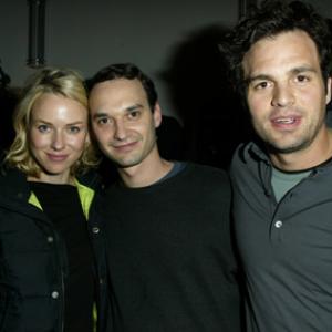Jeff Vespa Mark Ruffalo and Naomi Watts at event of We Dont Live Here Anymore 2004