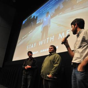 Jeffrey Goodman, Chris Lyon, and Luke Lee at the premiere of Stay With Me (2011)