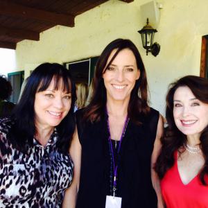With Cecilia Peck and Asunta Fleming at the Ojai Film Festival's Women In Film luncheon.