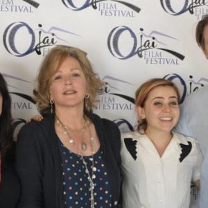 Joni with Bonnie Bedelia Mae Whitman and Brett Cullen at Ojai Film Festival